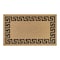 First Concept 18 in. W X 30 in. L Black/Brown Greek Key Border Coir Door Mat FC-72023 - alternate 1
